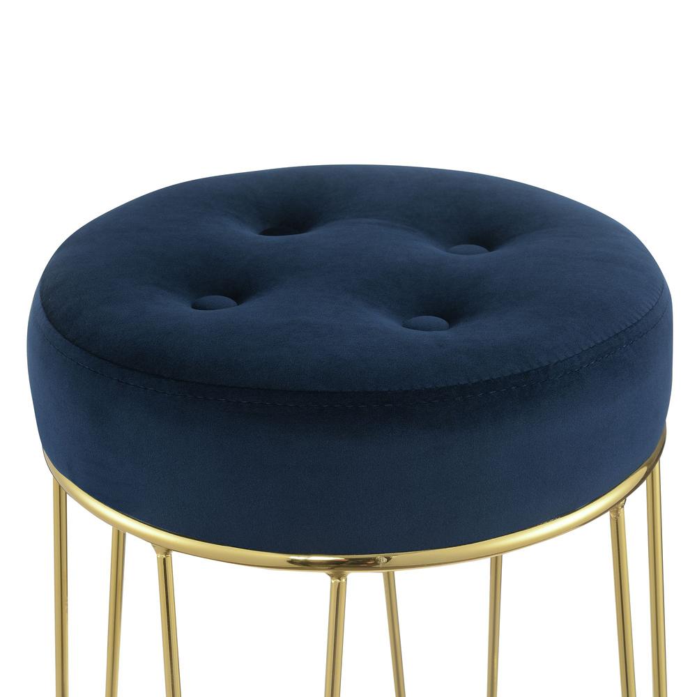 Picket House Furnishings Vera Bar Stool in Navy. Picture 6