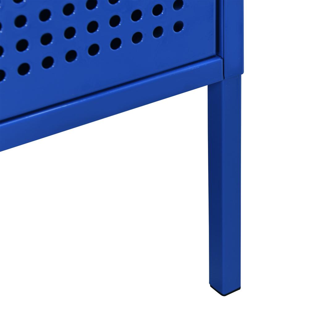 Gemma Nightstand with USB Port in Blue. Picture 2