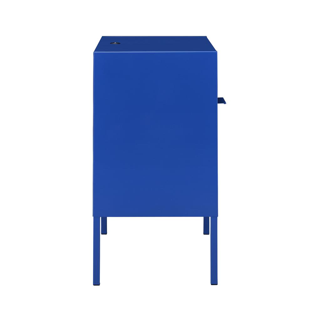 Gemma Nightstand with USB Port in Blue. Picture 6
