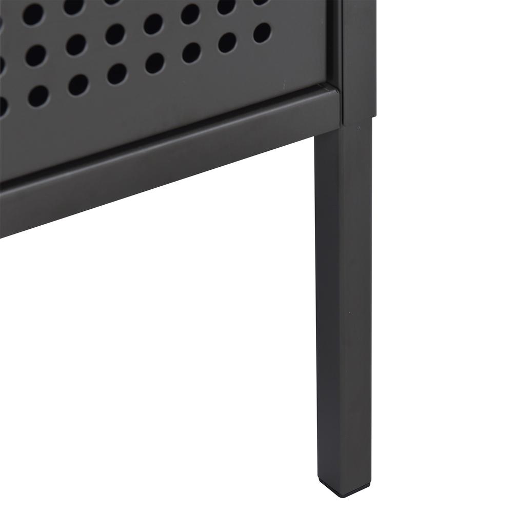 Gemma Nightstand with USB Port in Gray. Picture 2