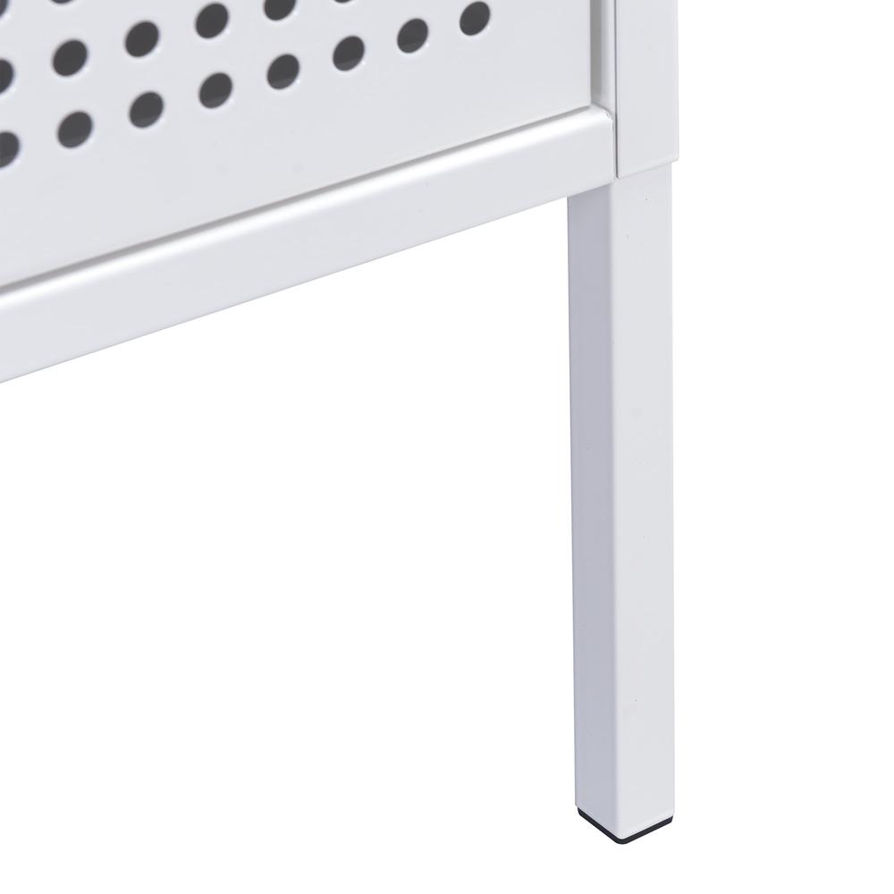 Gemma Nightstand with USB Port in White. Picture 2
