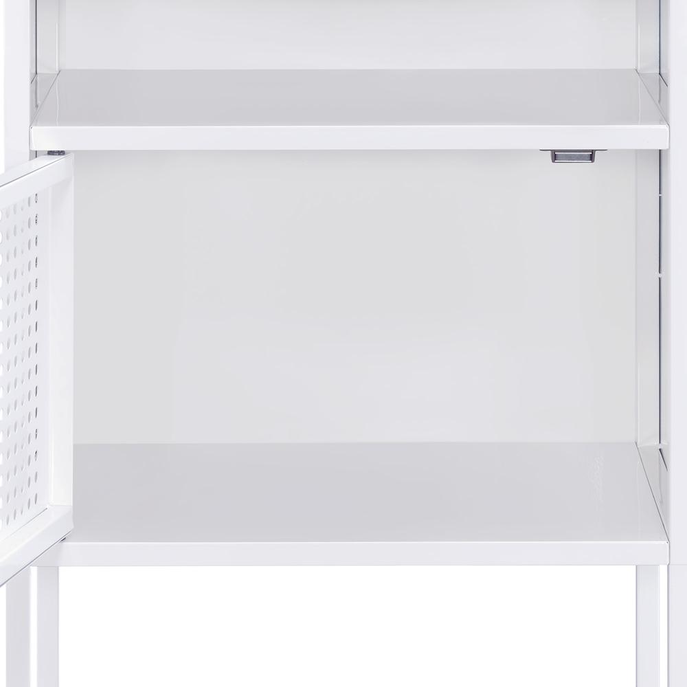 Gemma Nightstand with USB Port in White. Picture 12