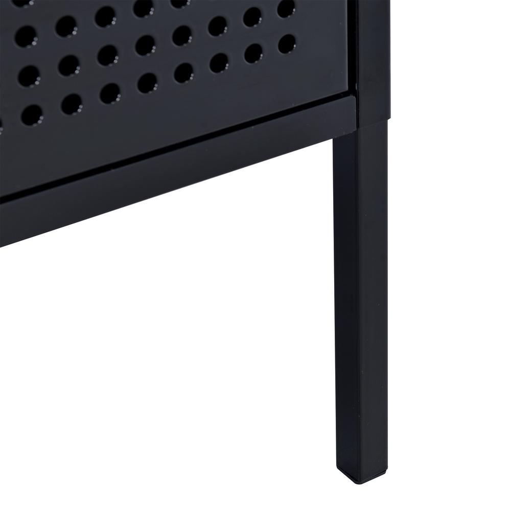 Gemma Nightstand with USB Port in Black. Picture 2
