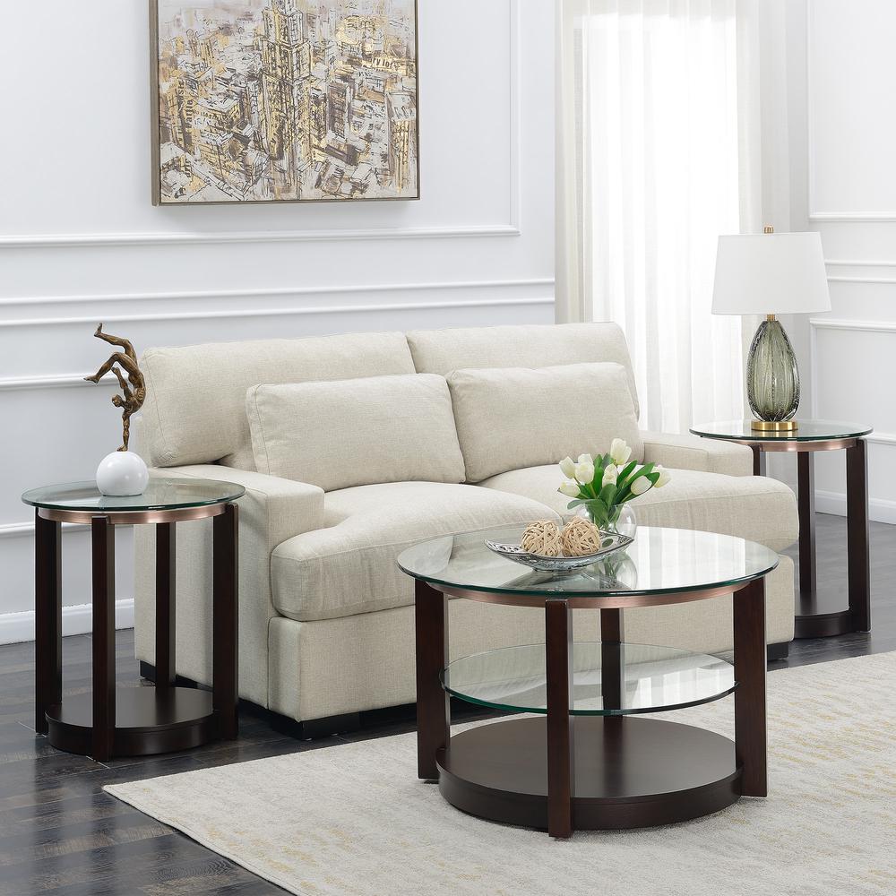 Benton 3PC Occasional Table Set-Coffee Table & Two End Tables. Picture 1
