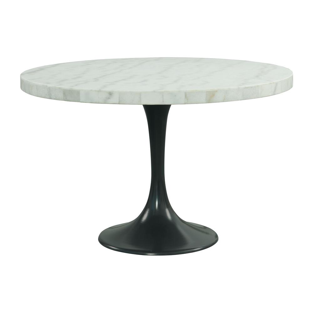 Mardelle Round Dining Table in Black. Picture 1