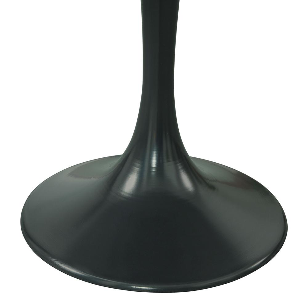 Mardelle Round Dining Table in Black. Picture 5