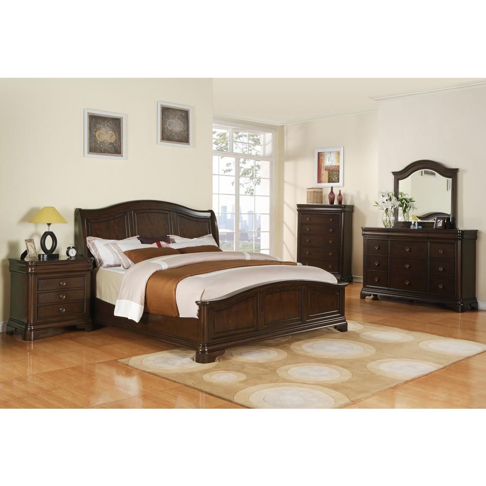 Conley Cherry King  Panel Bed. Picture 8