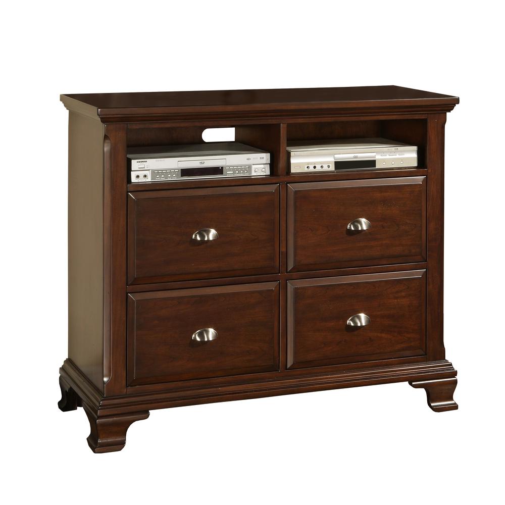 Brinley Cherry Media Chest. The main picture.