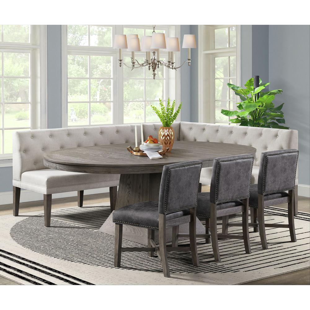 Picket House Furnishings Modesto 6PC Dining Set in Grey. Picture 3