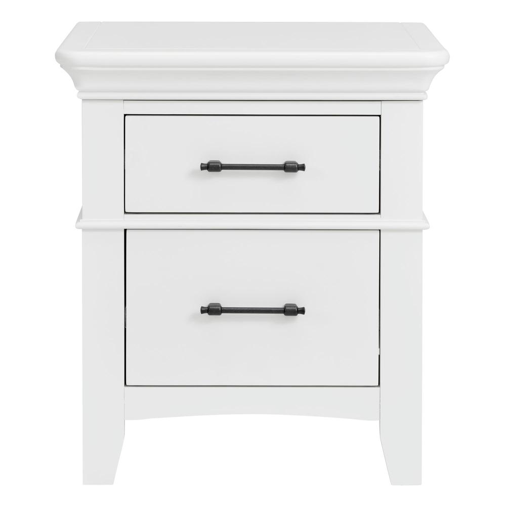 Picket House Furnishings Breenon Side Table in White. Picture 4