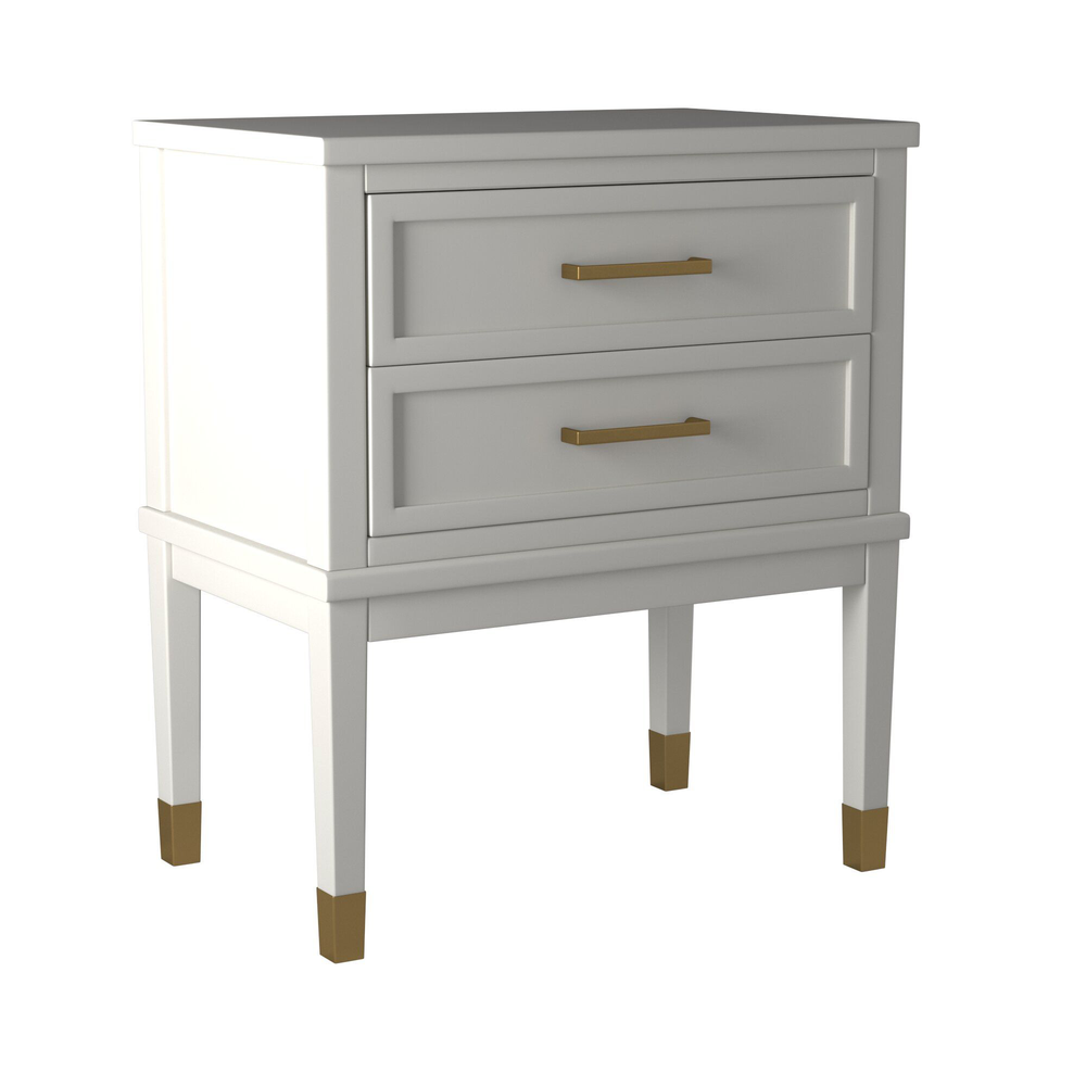 Picket House Furnishings Brody Side Table in White. Picture 1