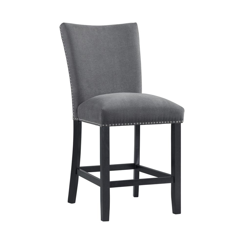 Picket House Furnishings Stratton Counter Height Side Chair Set in Charcoal. Picture 5