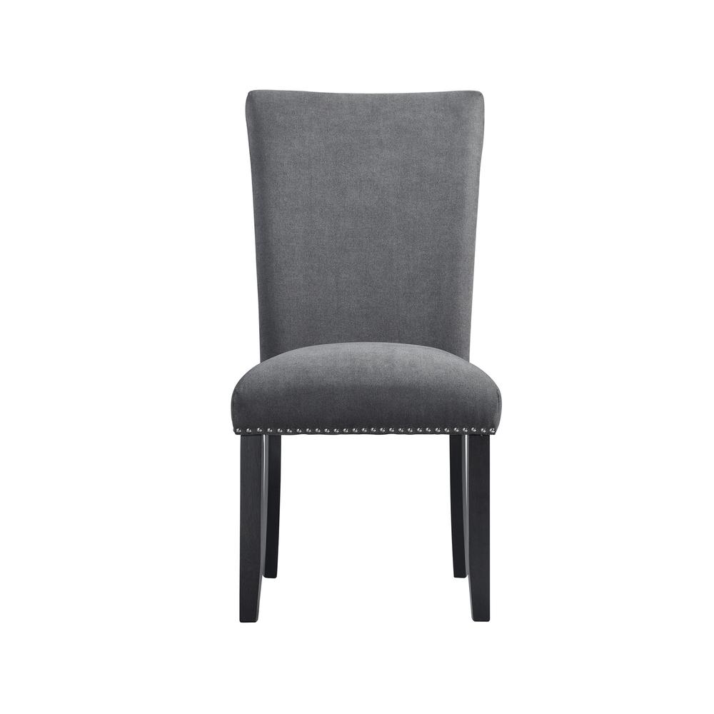Picket House Furnishings Stratton Standard Height Side Chair Set in Charcoal. Picture 6