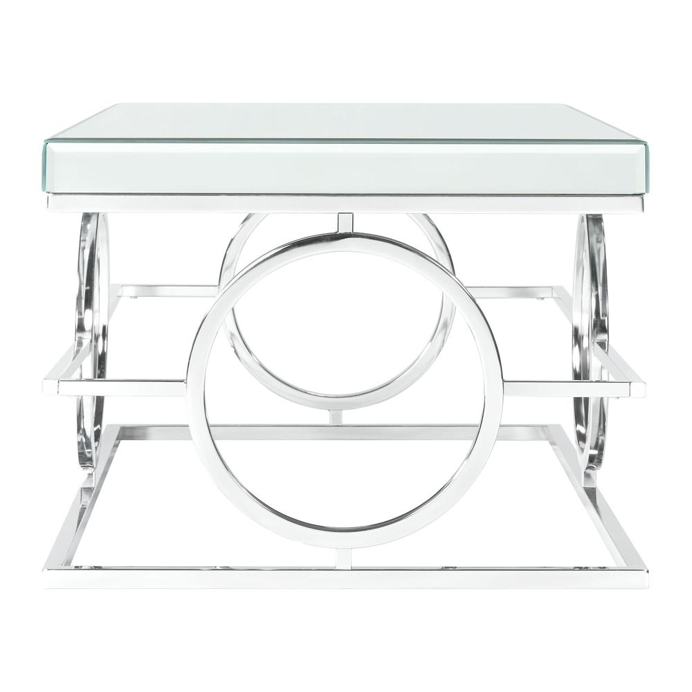 Picket House Furnishings Katie Rectangle Mirrored Coffee Table. Picture 3