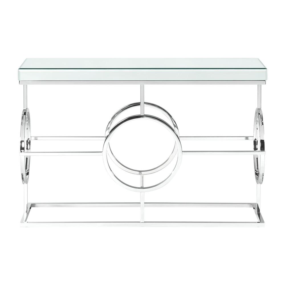 Picket House Furnishings Katie Rectangle Mirrored Sofa Table. Picture 2