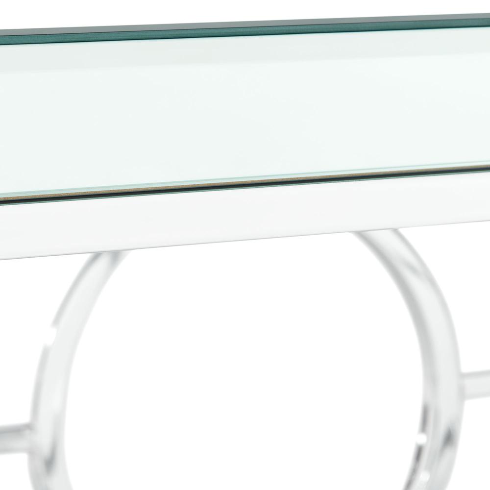 Picket House Furnishings Katie Rectangle Mirrored Sofa Table. Picture 6