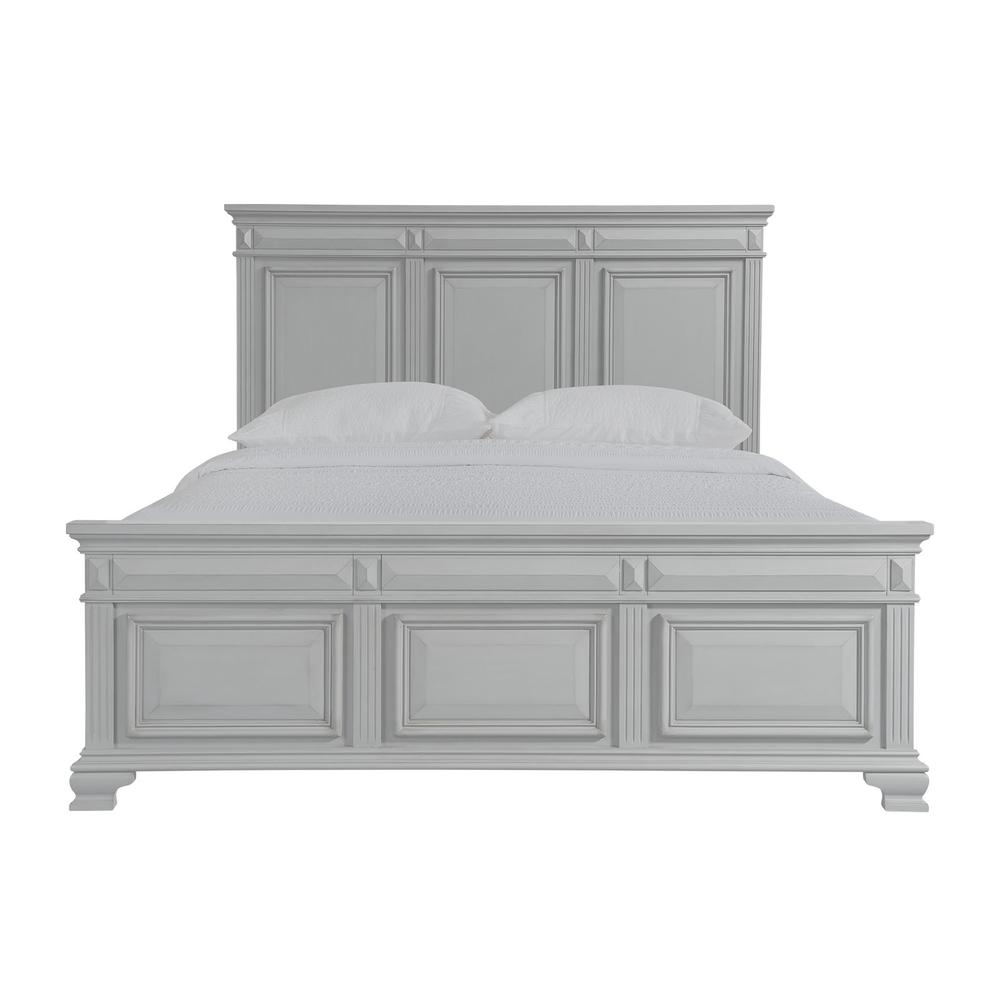 Picket House Furnishings Trent King Panel Bed in Grey. Picture 67