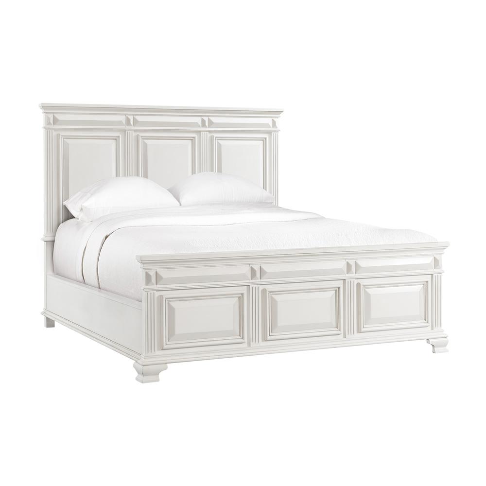 Trent King Panel Bed in White. Picture 73
