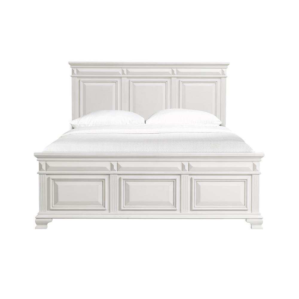 Trent King Panel Bed in White. Picture 74