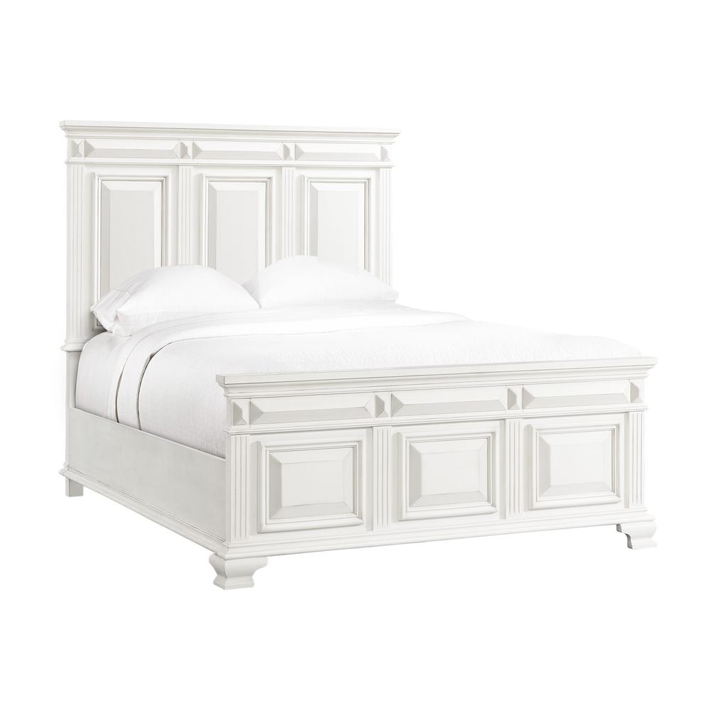 Trent Queen Panel Bed in White. Picture 73