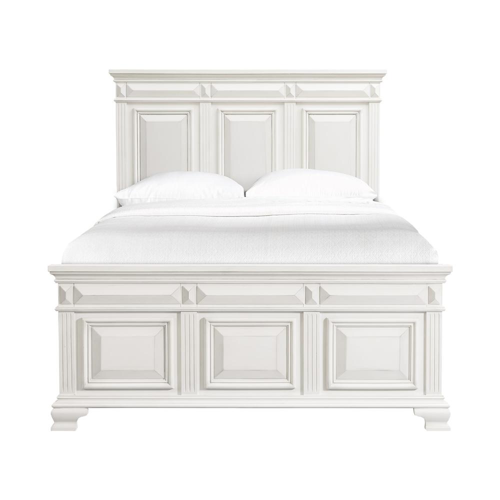 Trent Queen Panel Bed in White. Picture 74