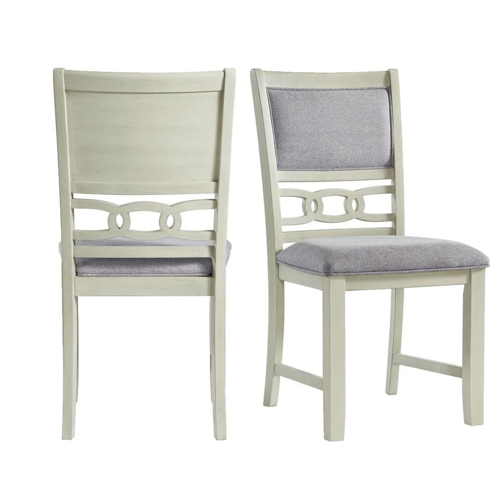 Picket House Furnishings Taylor Standard Height Side Chair Set in Bisque. Picture 1
