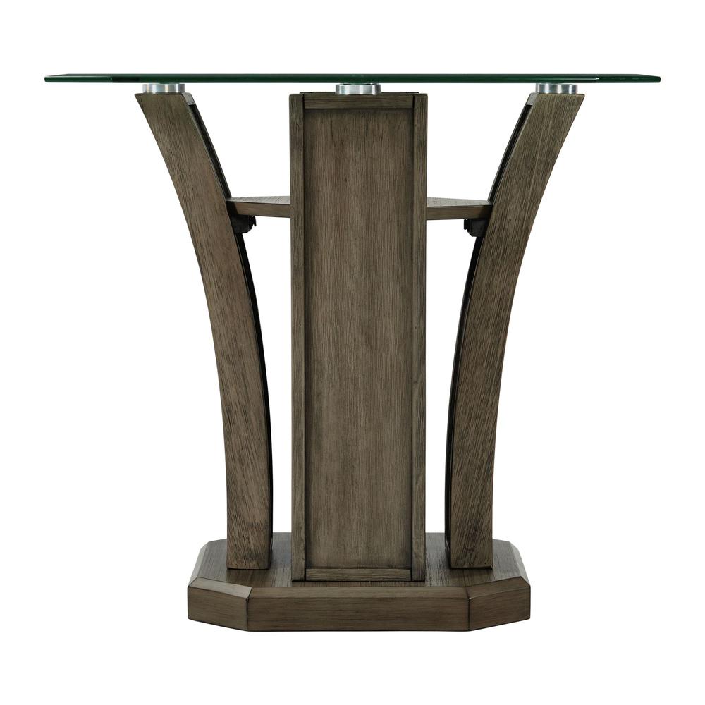 Picket House Furnishings Simms Square End Table in Grey. Picture 5