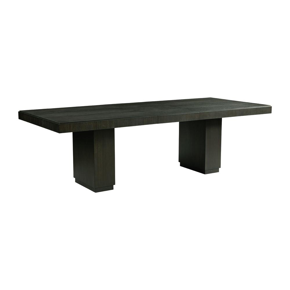 Holden Rectangular Standard Height Dining Table in Black. Picture 1