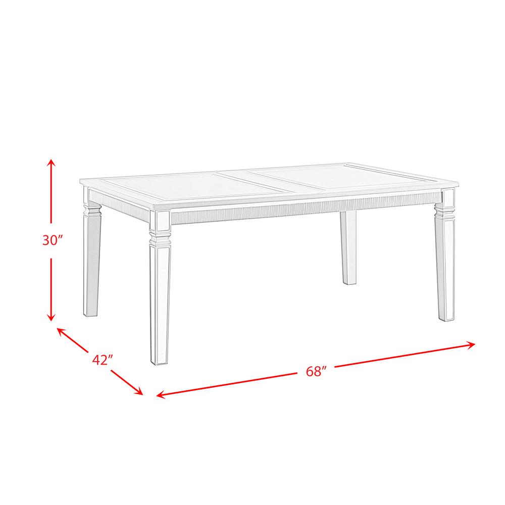 Picket House Furnishings Aria Standard Height Rectangle Dining Table. Picture 9