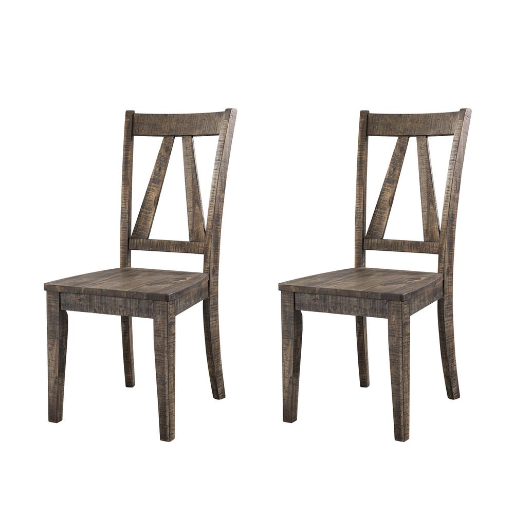 Flynn Wooden Side Chair Set. Picture 1