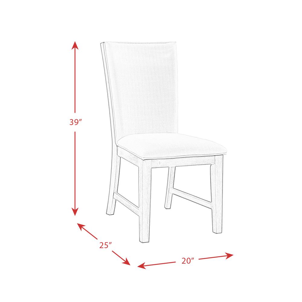 Jasper Upholstered Side Chair Set. Picture 5