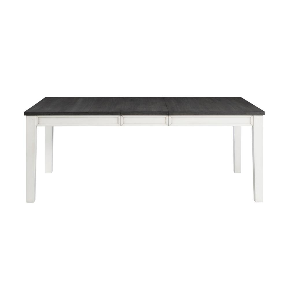 Jamison Two Tone Dining Table with Storage. Picture 6