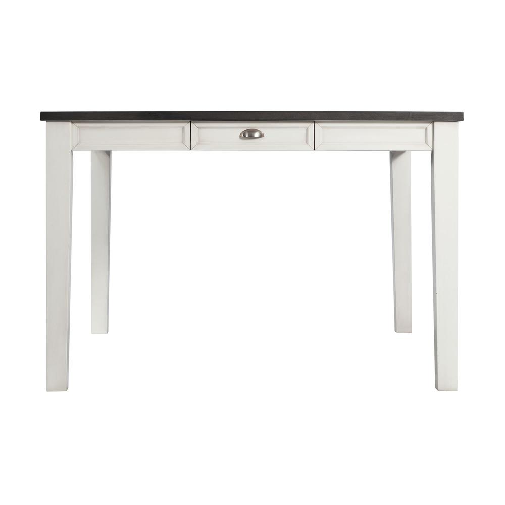 Jamison Two Tone Dining Table with Storage. Picture 7