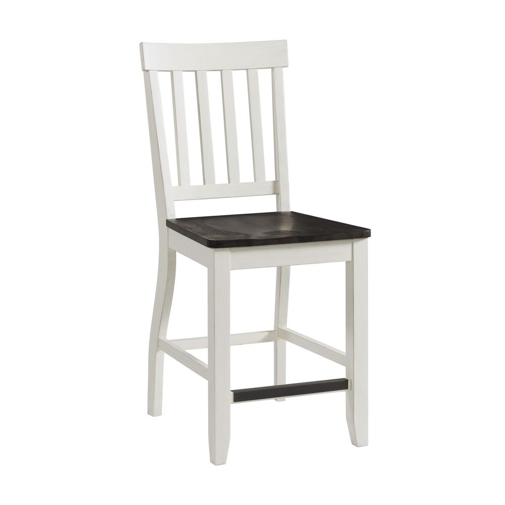 Jamison Two Tone Counter Height Side Chair Set. Picture 6