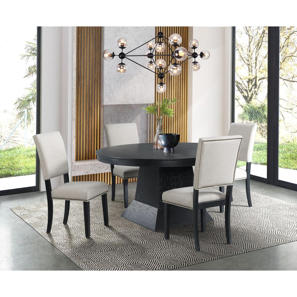 Picket House Furnishings Mara Oval Dining Table Set-Table and Four Side Chairs. Picture 1