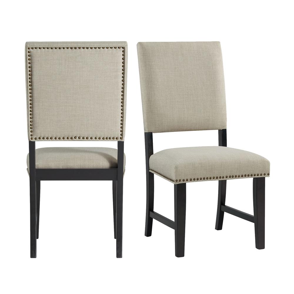 Picket House Furnishings Mara Upholstered Side Chair Set. Picture 1