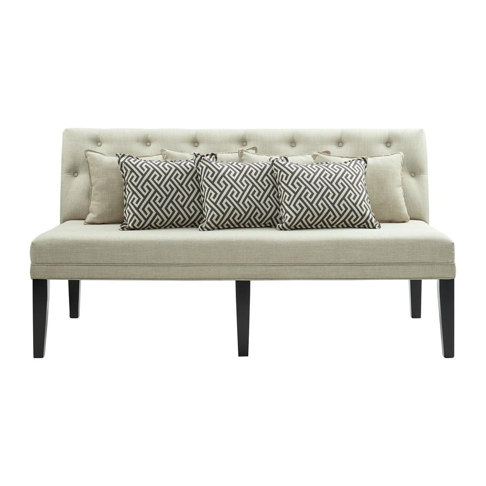 Picket House Furnishings Mara Sofa with Seven Pillows. Picture 2
