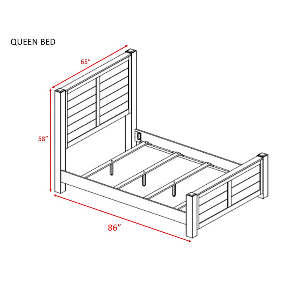 Danner Queen Panel Bed. Picture 44