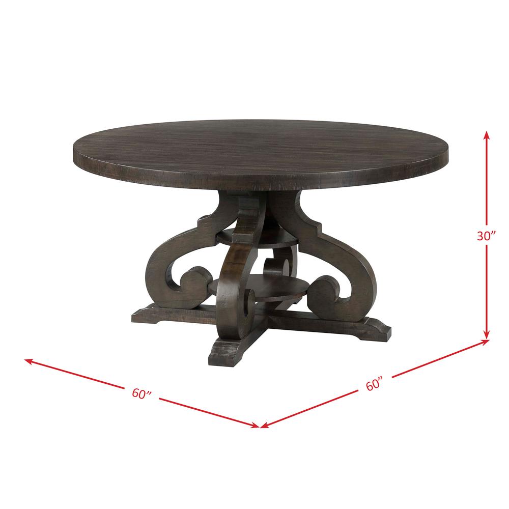 Stanford Round Dining Table. Picture 6