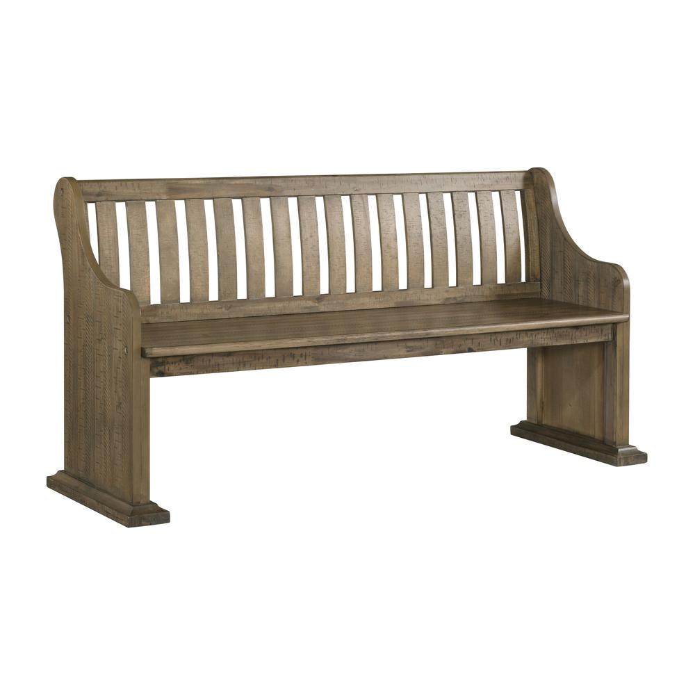 Picket House Furnishings Stanford Pew Bench. Picture 1