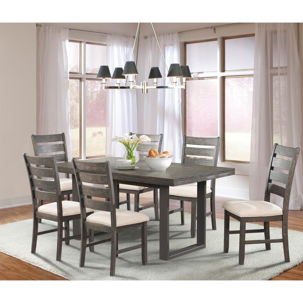 Sullivan 7PC Dining Set- Table & 6 Side Chairs. Picture 1