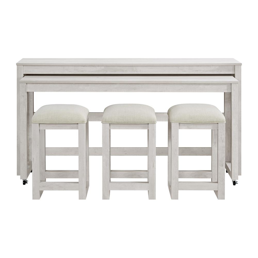 Holmes  Bar Table Single Pack (2 Tables + 3 Stools) in Grey. Picture 2