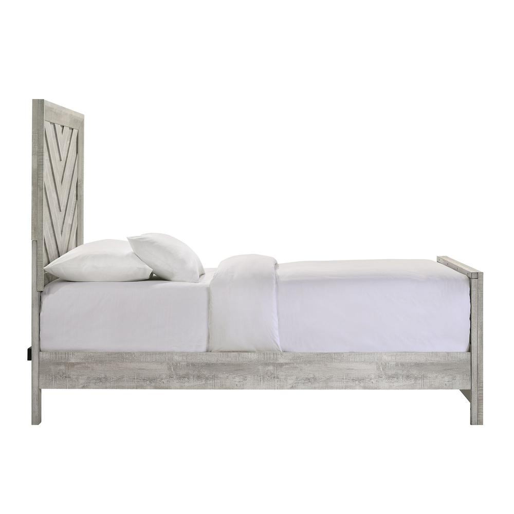 Picket House Furnishings Keely Twin Panel Bed in White. Picture 5