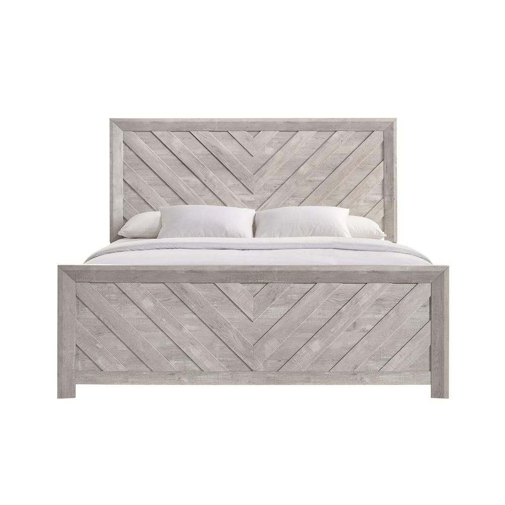 Picket House Furnishings Keely King Panel Bed in White. Picture 4