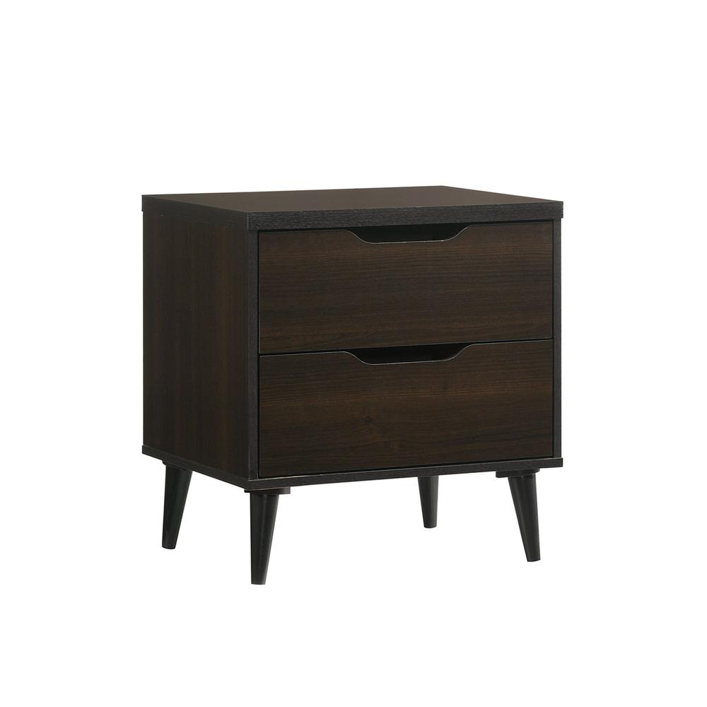Picket House Furnishings Cohen 2-Drawer Nightstand in Espresso. Picture 1
