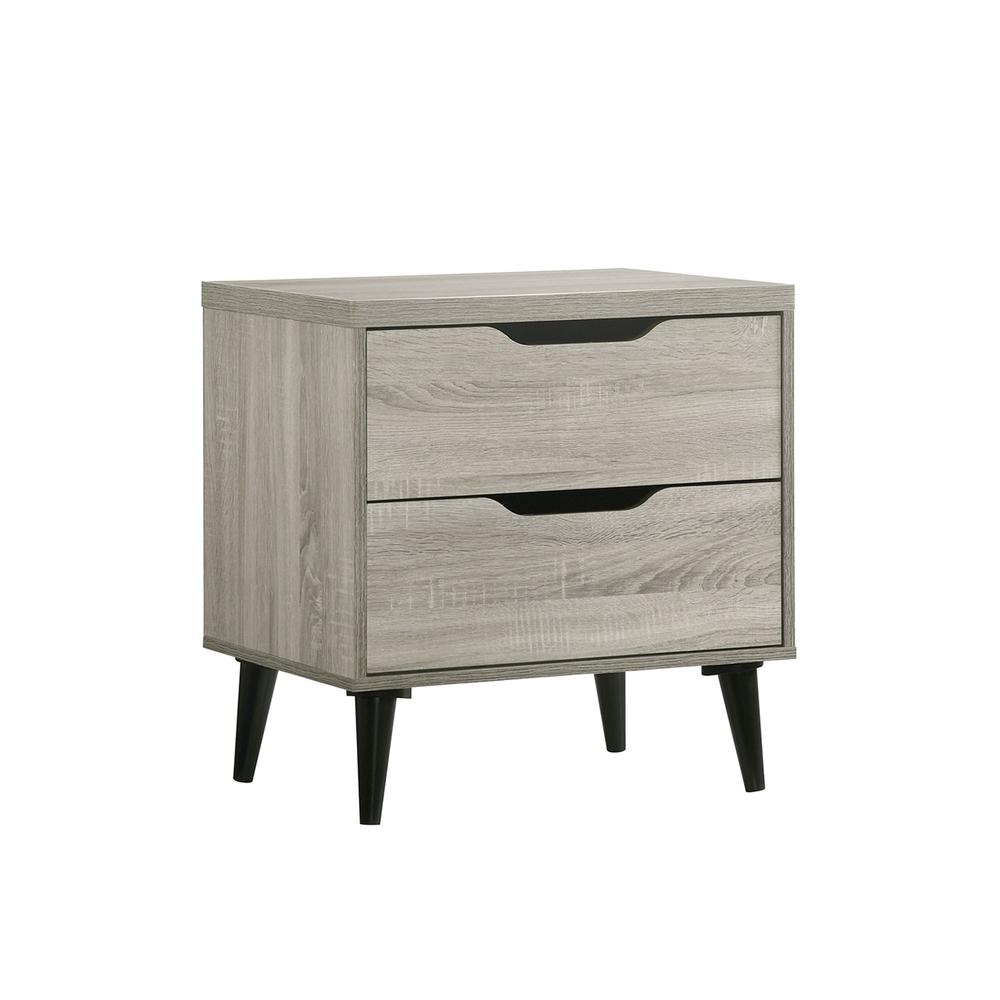 Picket House Furnishings Cohen 2-Drawer Nightstand in Grey. Picture 1
