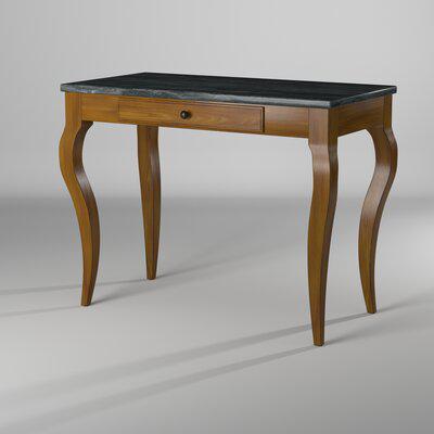 Picket House Furnishings Melony Desk with Marble Top in Grey. Picture 1