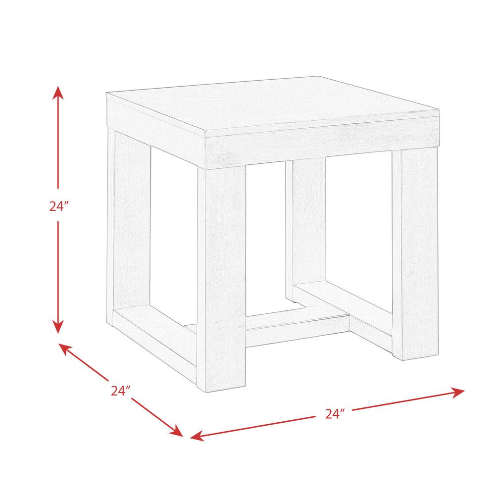 Drew Square End Table. Picture 5