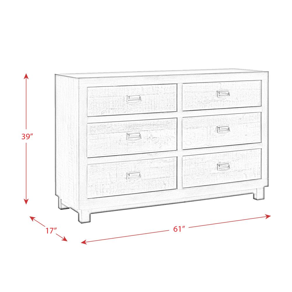 Harrison 6-Drawer Dresser. Picture 14