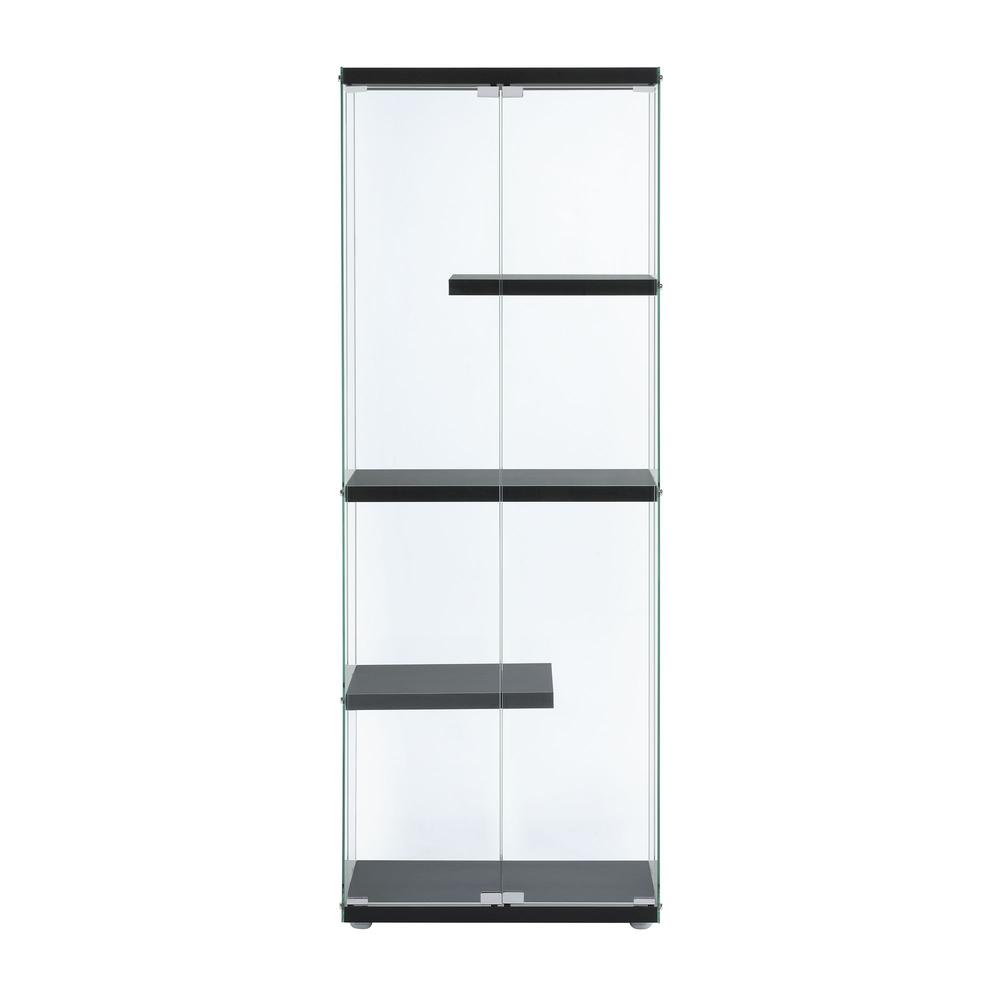 Maxwell  Display Cabinet in Black - 3A Packing. Picture 2